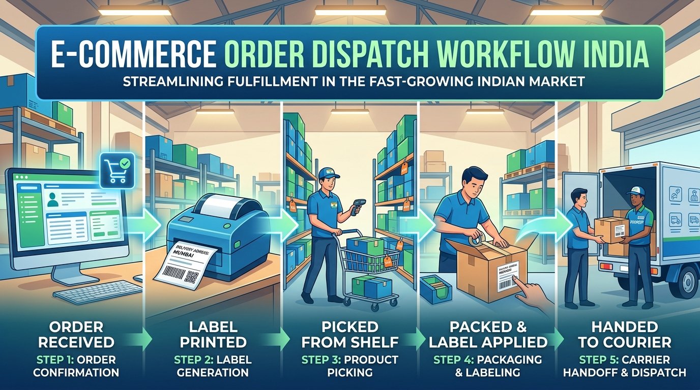 Complete E-commerce Order Dispatch Workflow for Indian Sellers (2026 Guide)