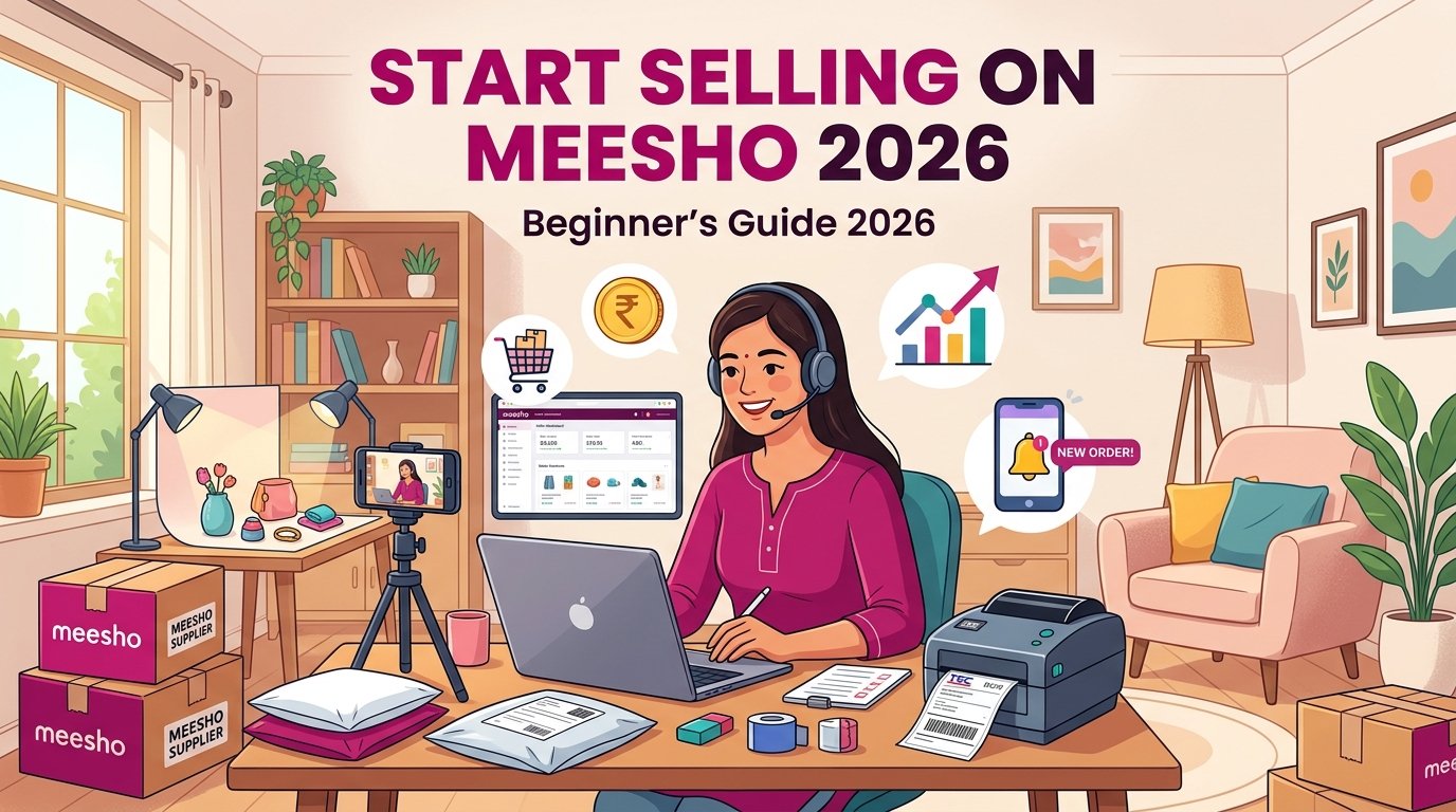 How to Start Selling on Meesho in 2026 — Complete Beginner's Guide (Zero Investment)